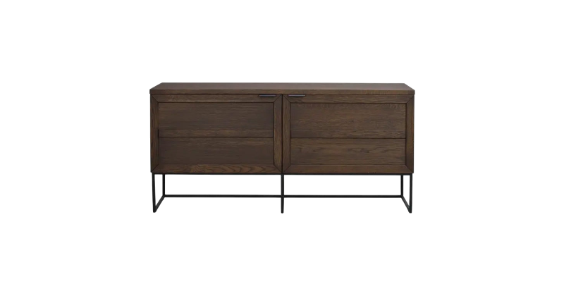 Laurel Console Table Brown/Black
