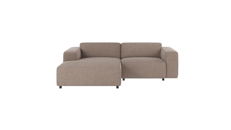 Nuvéa 3-seater Sofa Longue Left Beige