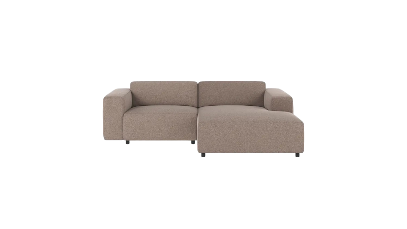 Nuveá 3-seater Sofa Longue Right Beige