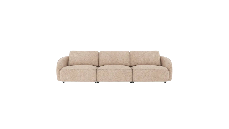 Sorelle 4-seater Sofa Light Beige