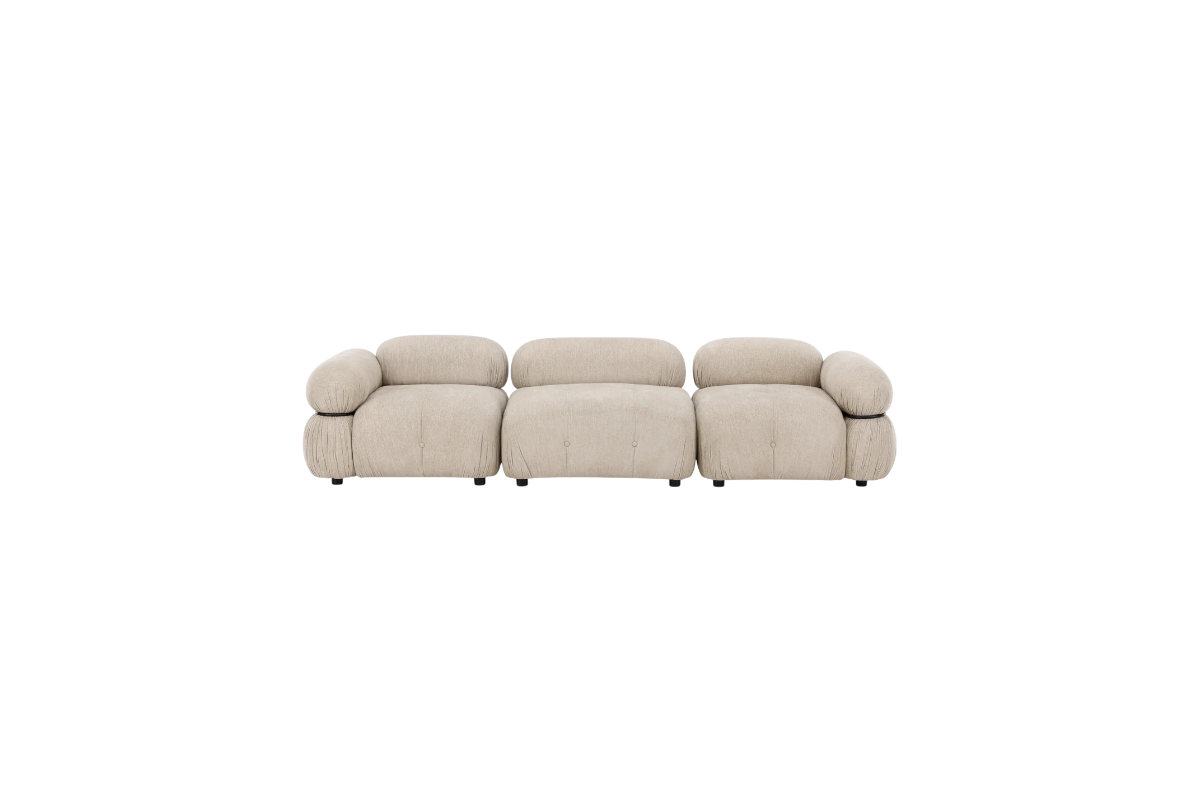 Saphir Sofa 3-seater Beige