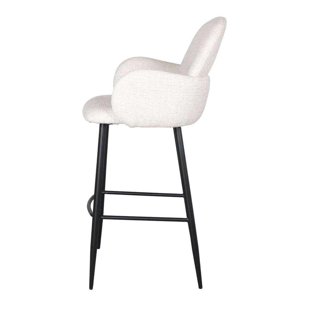 Roselle Bar Stool White