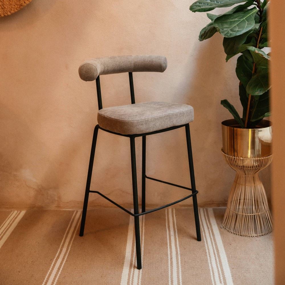 Lazy Bar Stool Beige