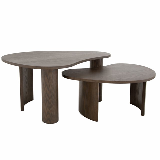 Coffee table set Valencia Brown