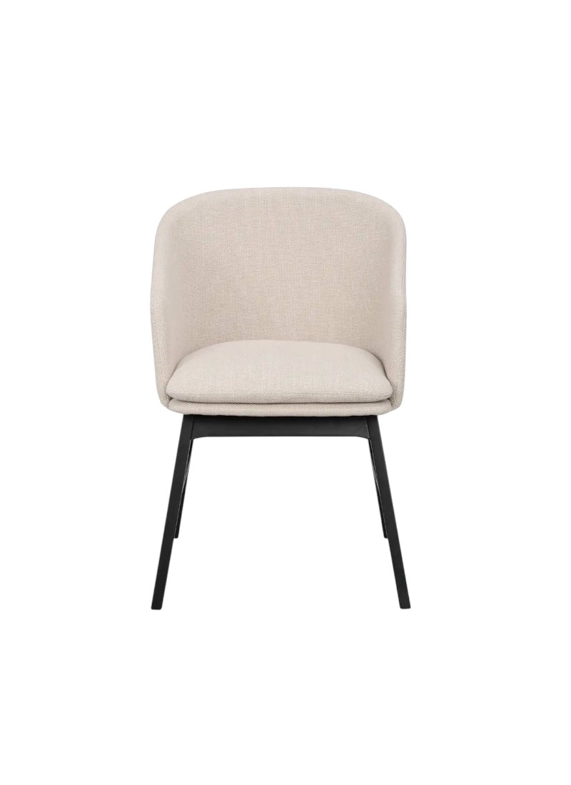 Lyra Dining Chair Beige/Black