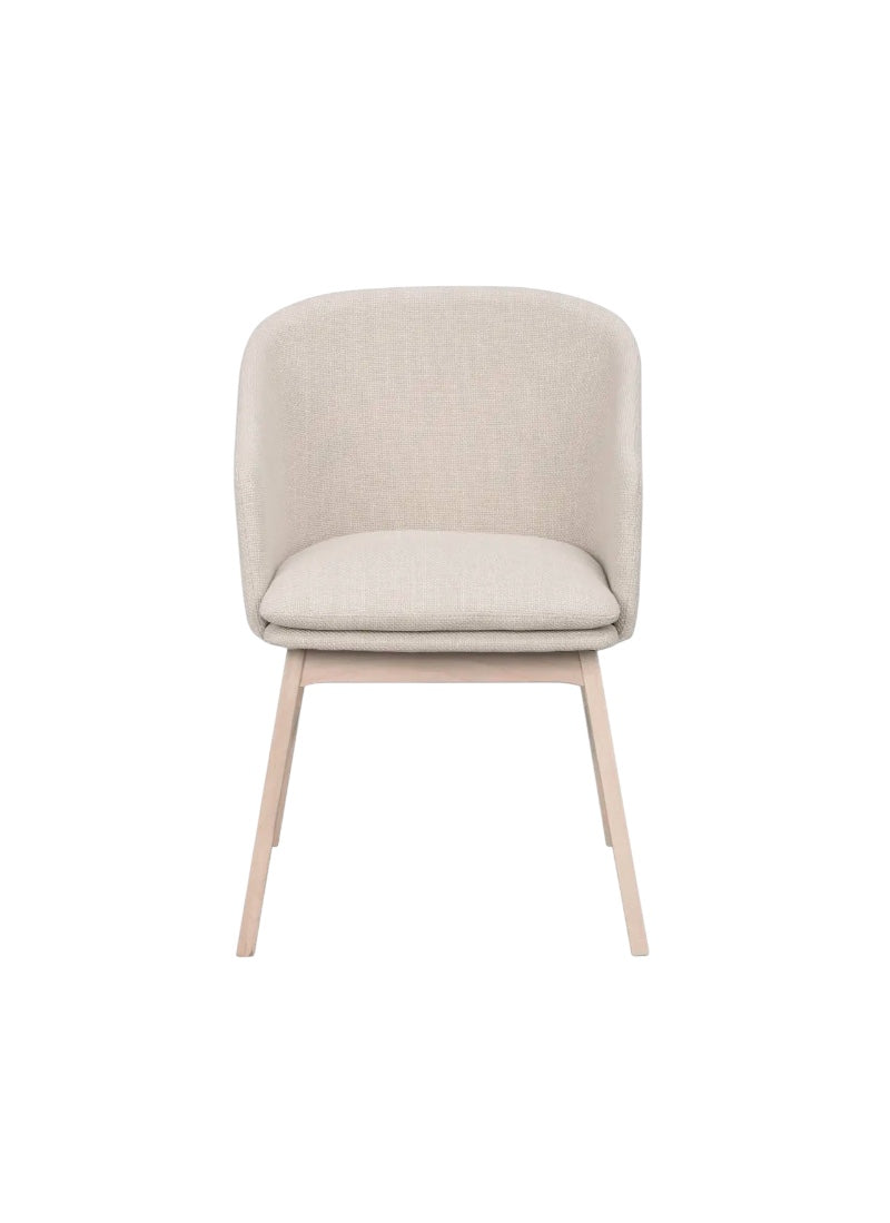 Lyra Dining Chair Beige/Whitewash