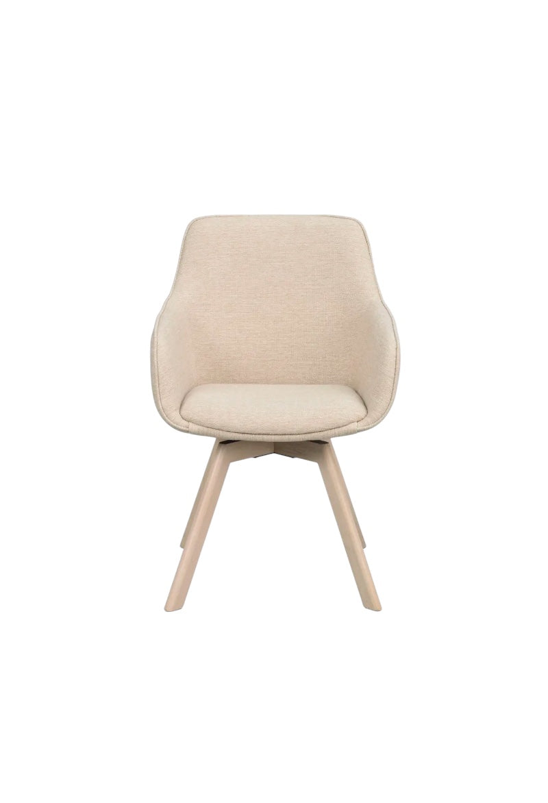 Grace Dining Chair Light Beige/Whitewash