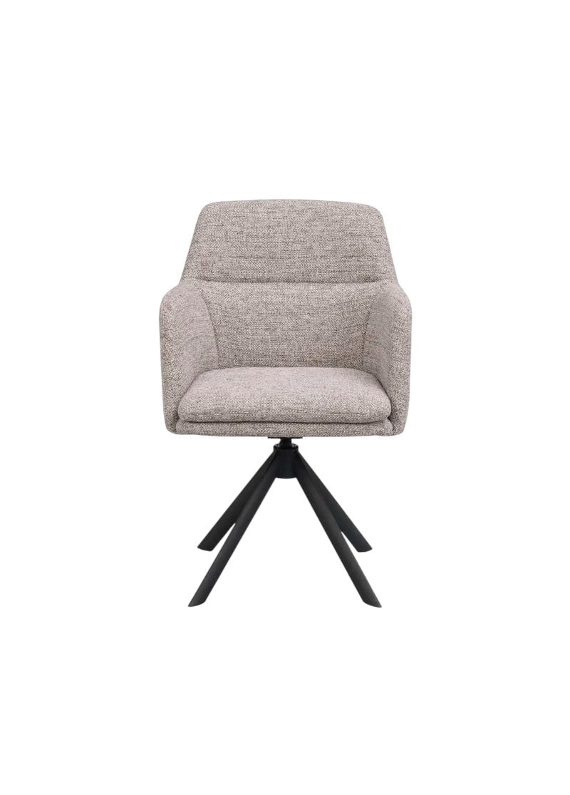 Vivi Chair Dark Beige/Black (Swivel)