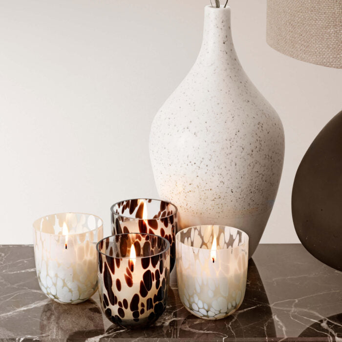 Scented Candle Baby Oyster white