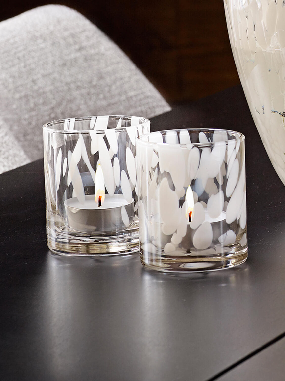 Candleholder Oyster Vanilla Bean