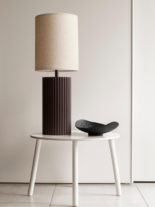 Lamp base Midtown brown