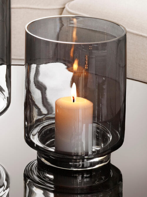 Vase/Candleholder Medienne Optic Grey