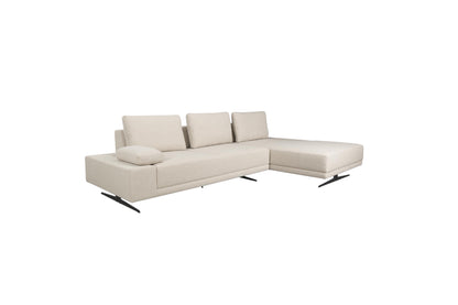 3 Seats  Sofa Off-White Right Chaise Longue Zenith