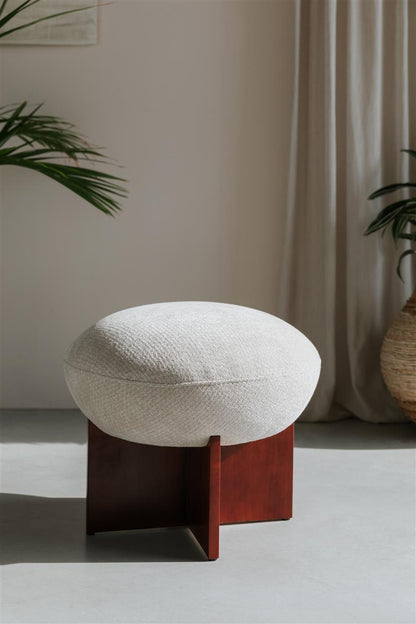 Pouf Timber Beige
