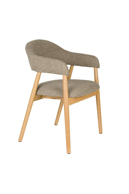 Dining armchair dark brown Lynn