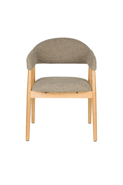 Dining armchair dark brown Lynn