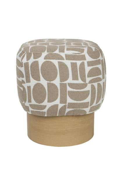 Pouf Joy Beige/Brown