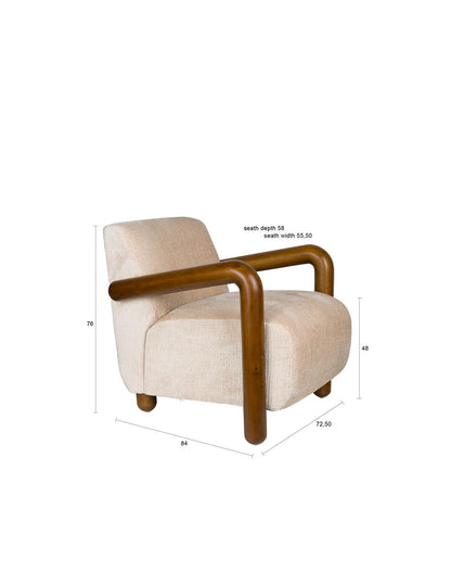 Armchair James beige