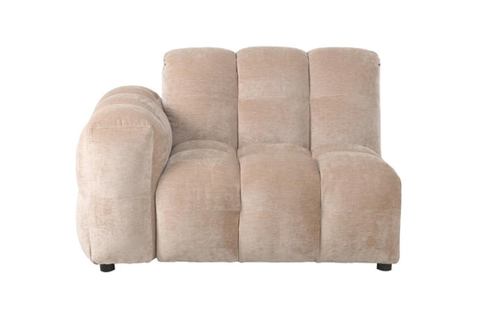 Sofa section With Arm Left Cloud Tofted Beige