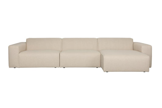 Sofa Sofie 4.5-seater Right Cappuccino