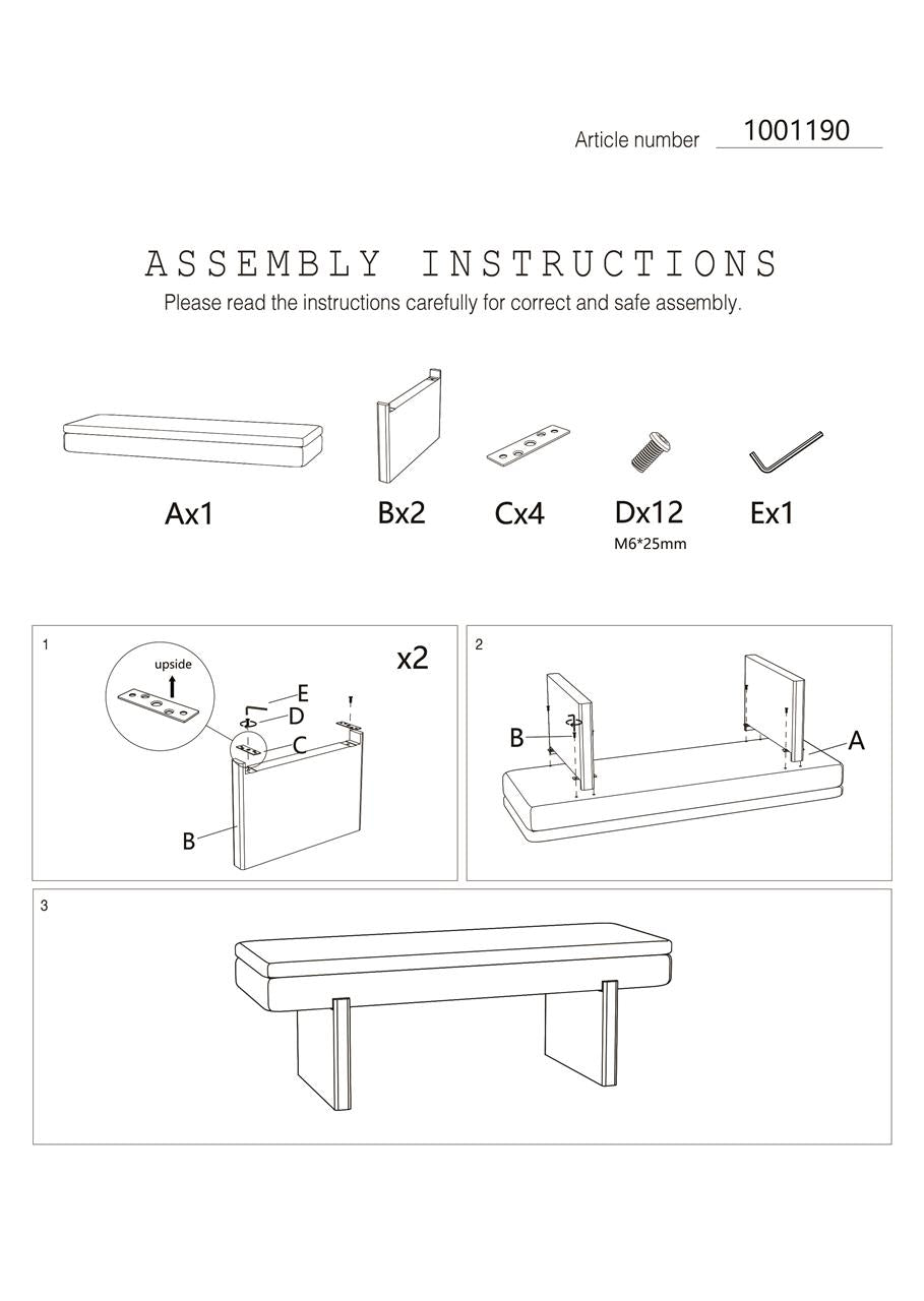 Eden Luxe Bench