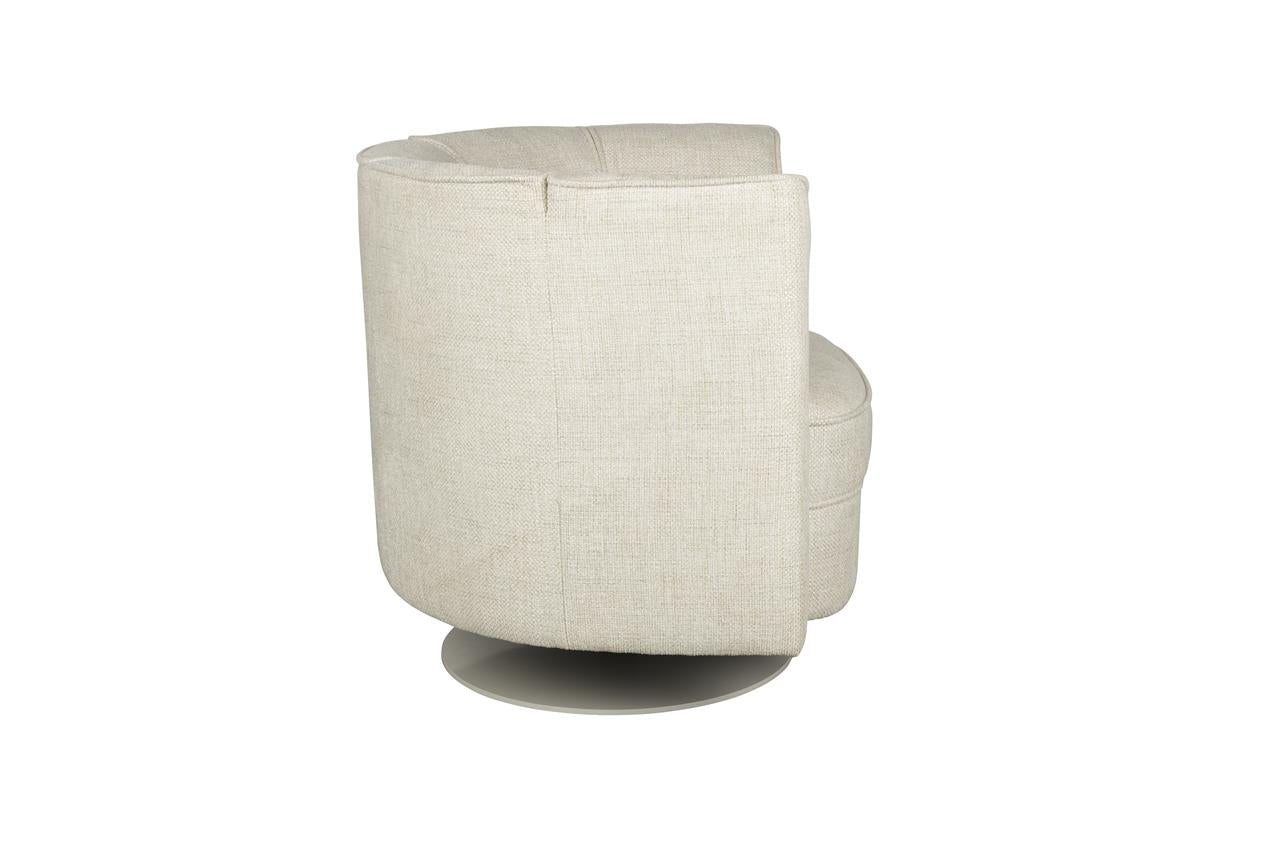 Lounge Chair Flower Beige