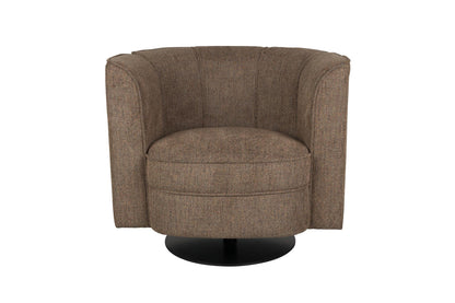 Lounge Chair Flower Brown