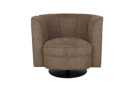 Lounge Chair Flower Brown