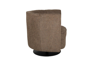 Lounge Chair Flower Brown