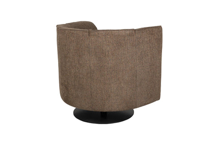 Lounge Chair Flower Brown