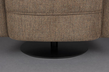 Lounge Chair Flower Brown
