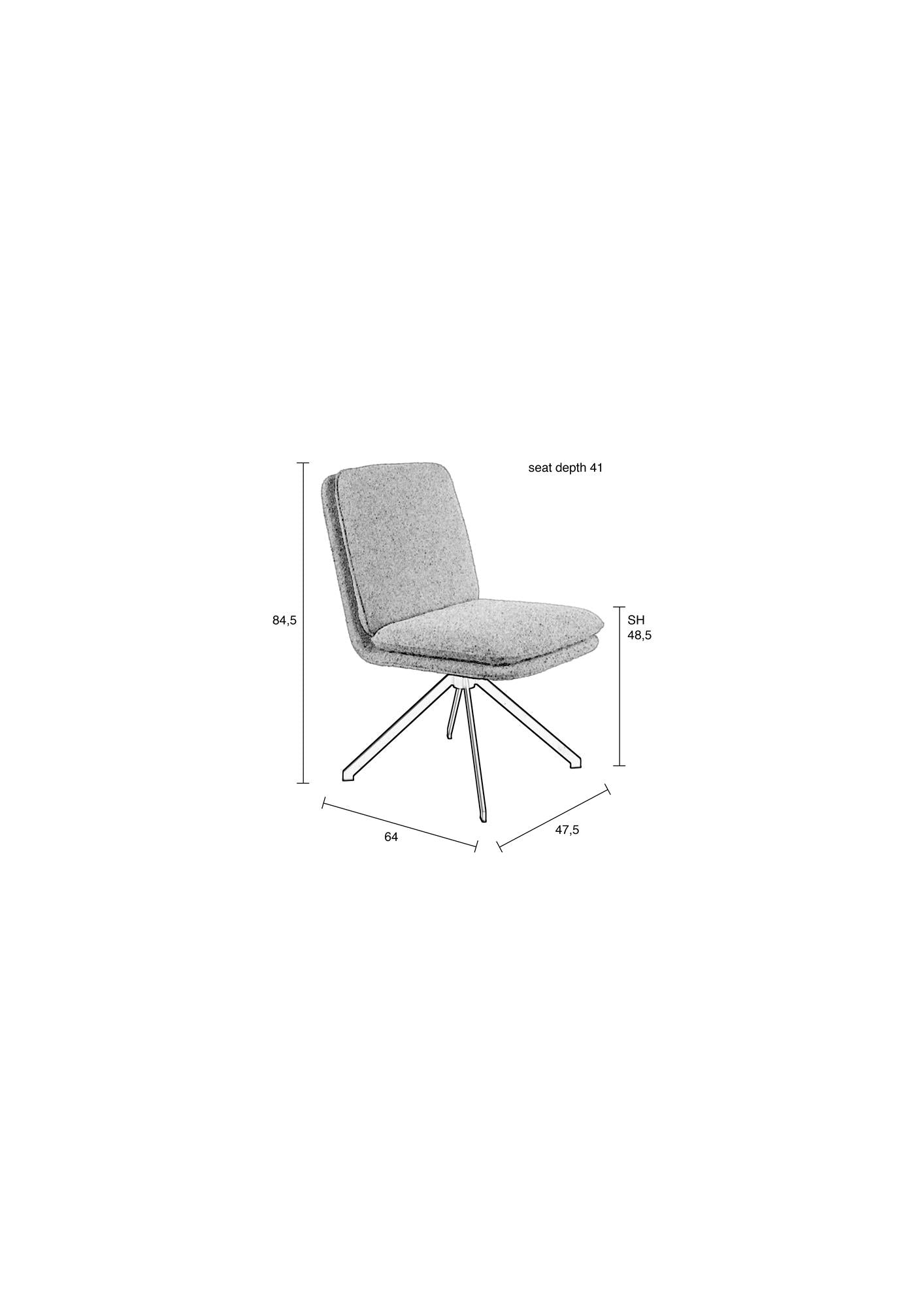 Dining chair off white  Laurent