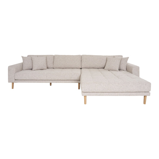 Lilou Lounge Sofa Beige (Right)