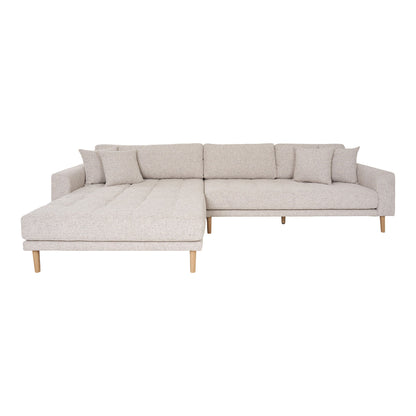 Lilou Lounge Sofa Beige (Left)