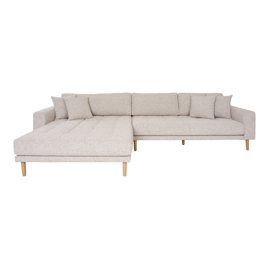 Lilou Lounge Sofa Beige (Left)