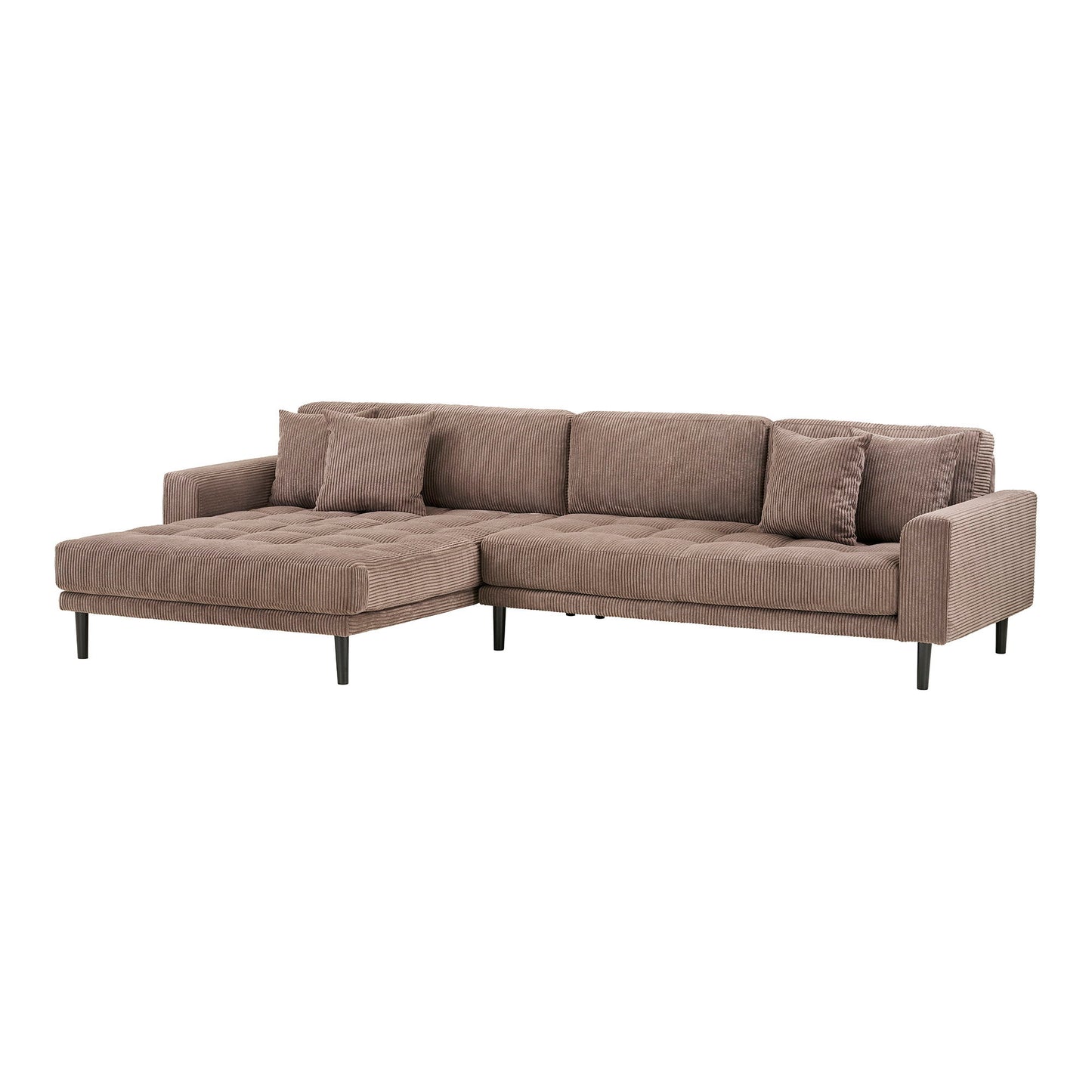 Lilou Lounge Sofa Brown Left