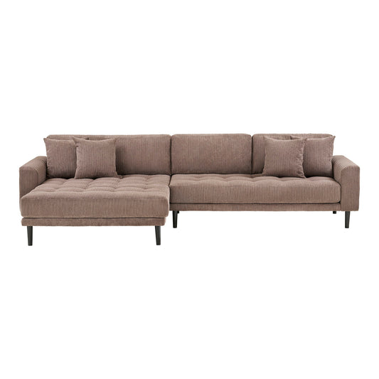 Lilou Lounge Sofa Brown Left