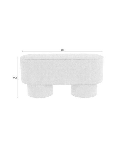 Bench White Damian