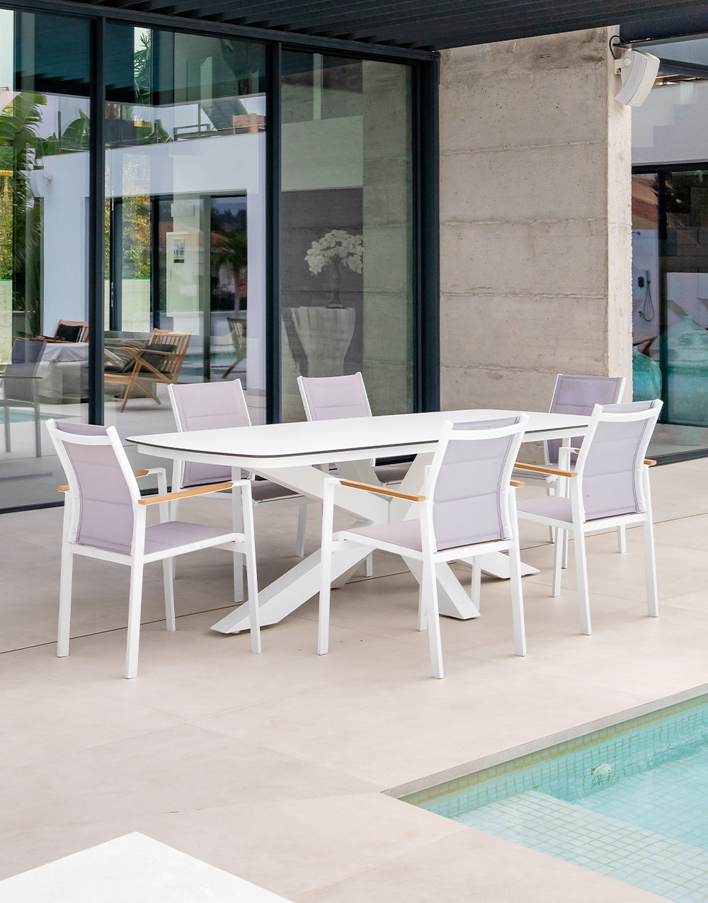 Outdoor Table Singapor White
