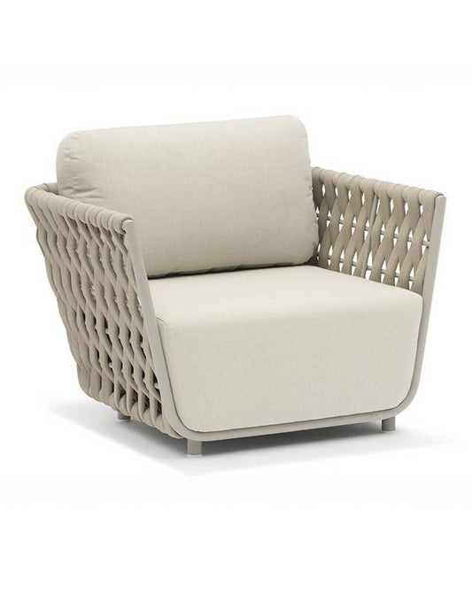 Outdoor Armchair Emiko Beige/Grey
