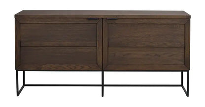 Laurel Console Table Brown/Black