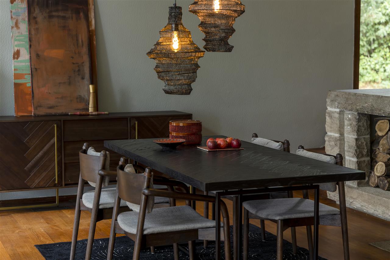 Dining Table Black 180X90 Mila