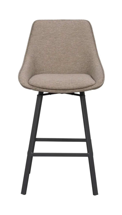 Grace Barstool Dark Beige/Black (Swivel)