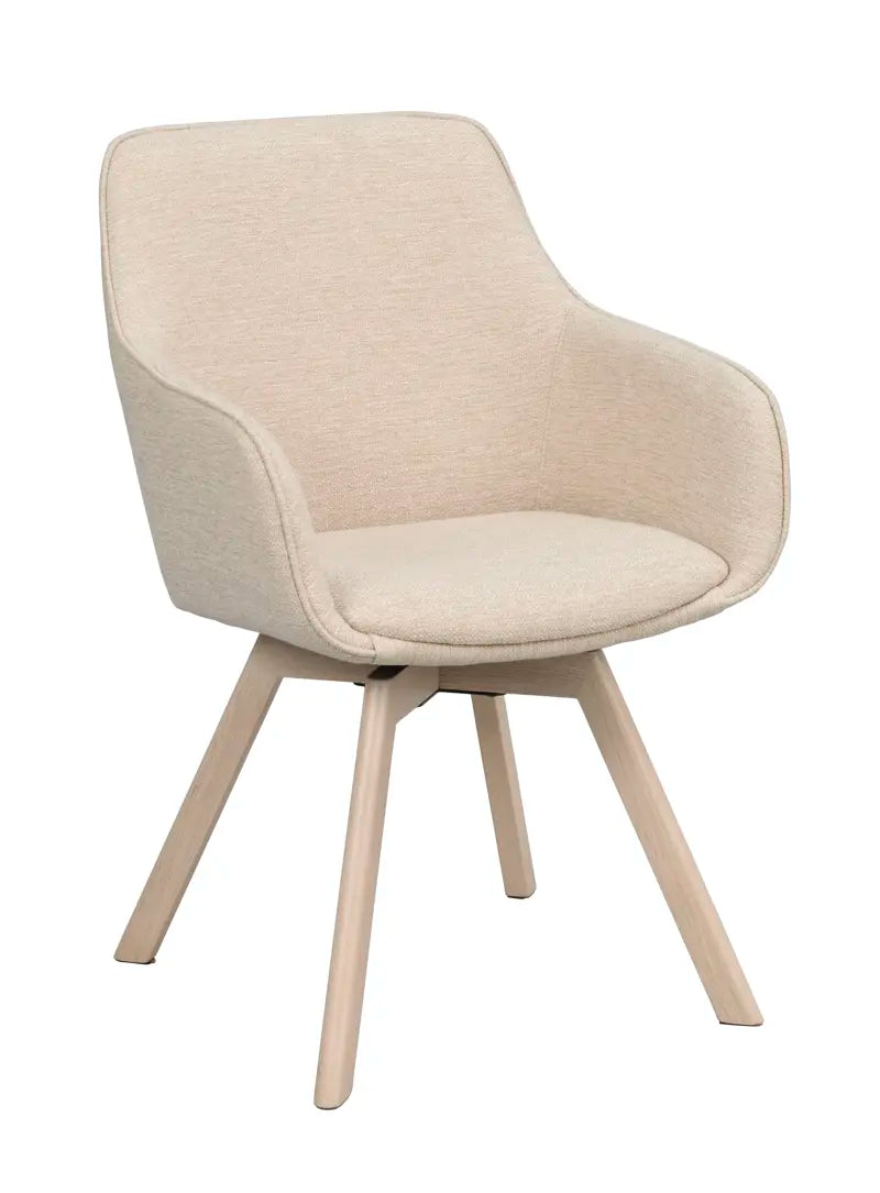 Grace Dining Chair Light Beige/Whitewash