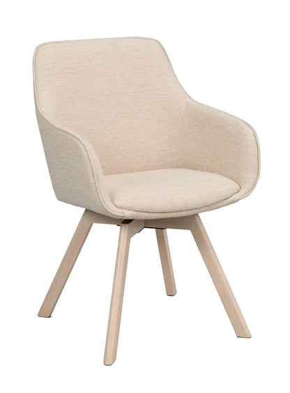 Grace Dining Chair Light Beige/Whitewash