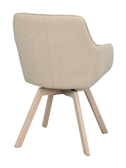 Grace Dining Chair Light Beige/Whitewash
