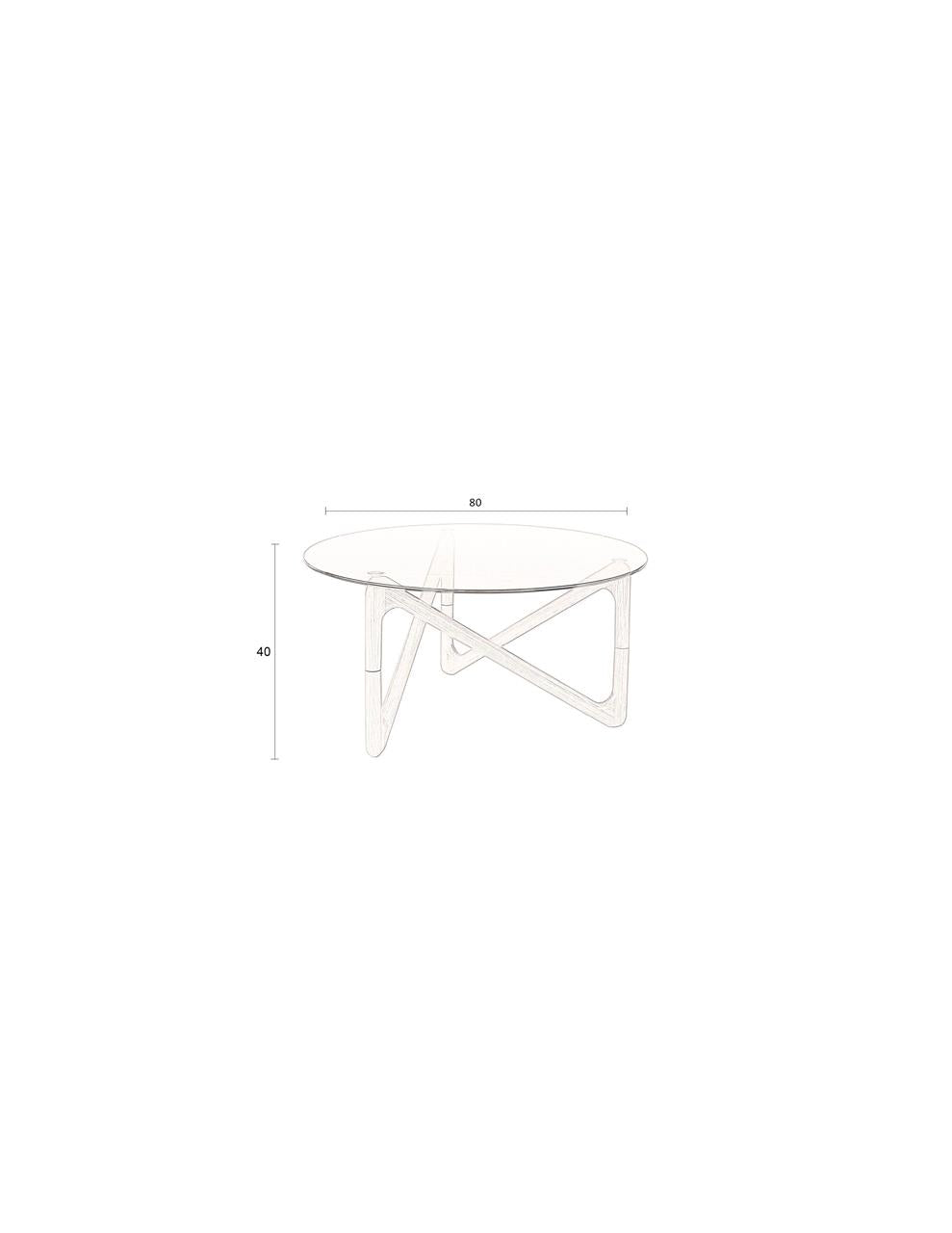 Coffee table Nexus Natural 80cm