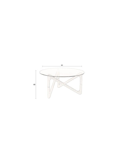 Coffee table Nexus Natural 80cm
