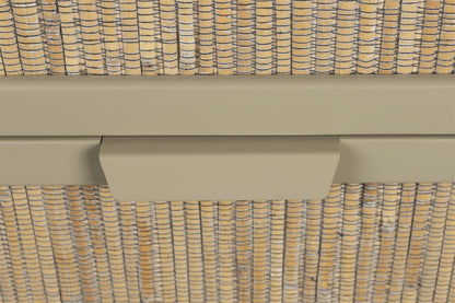 Nightstand Sienna Cane Beige 45cm