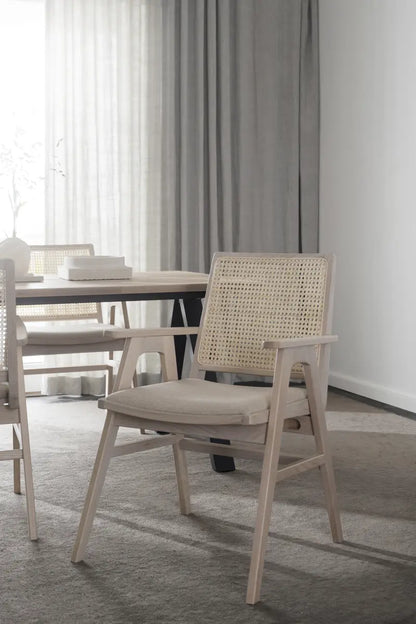 Colette Chair Beige/Whitewash
